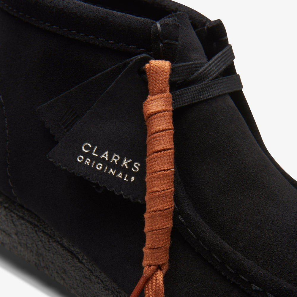 Wallabee Boot Black Suede | Clarks for sale