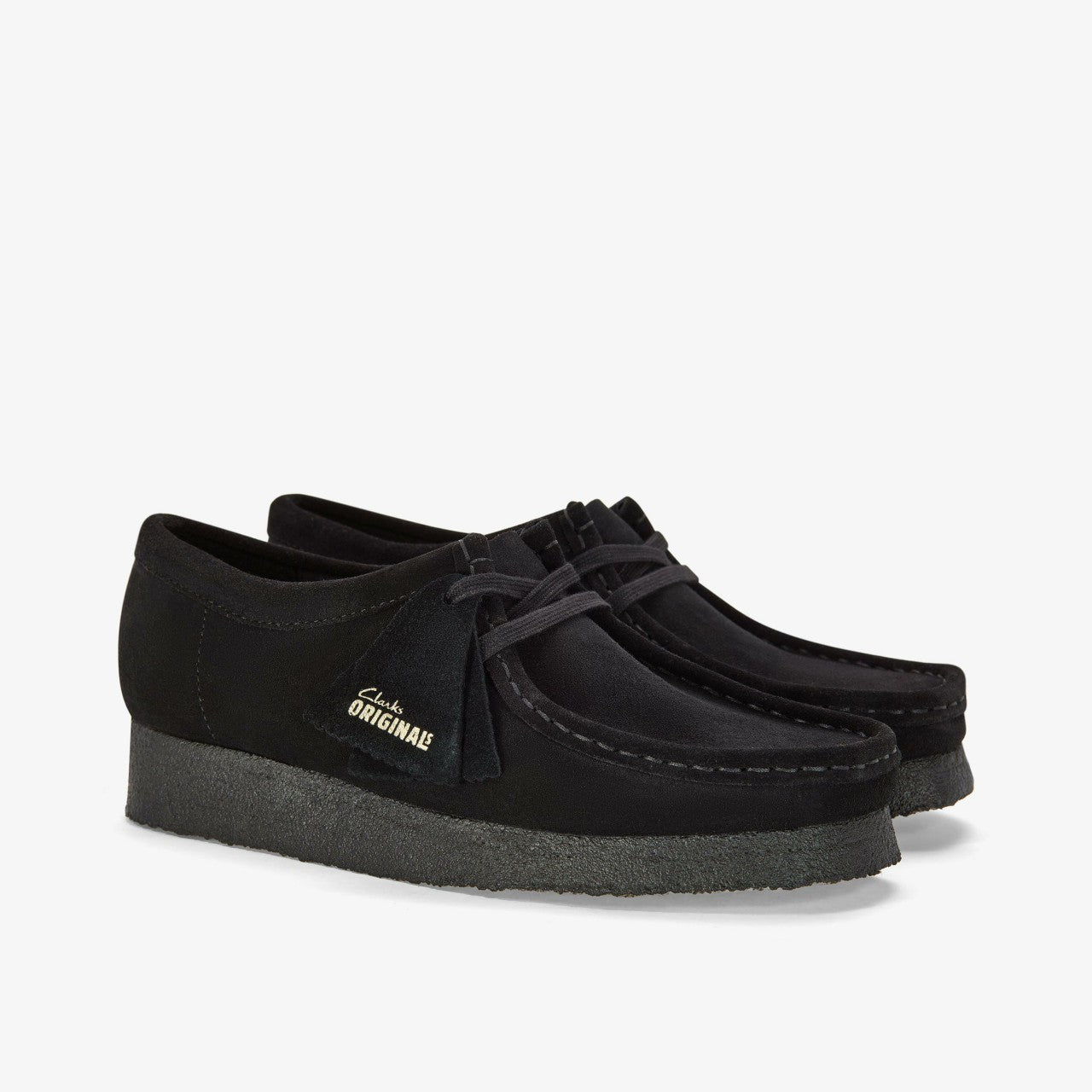 Wallabee Black Suede | Clarks discount