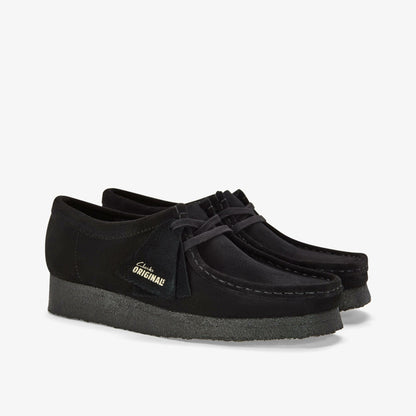 Wallabee Black Suede | Clarks discount