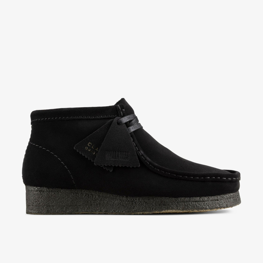 Wallabee Boot Black Suede | Clarks online