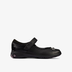 Sea Shimmer Toddler Black Leather | Clarks on Sale