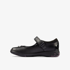 Sea Shimmer Toddler Black Leather | Clarks on Sale