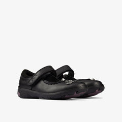 Sea Shimmer Toddler Black Leather | Clarks on Sale