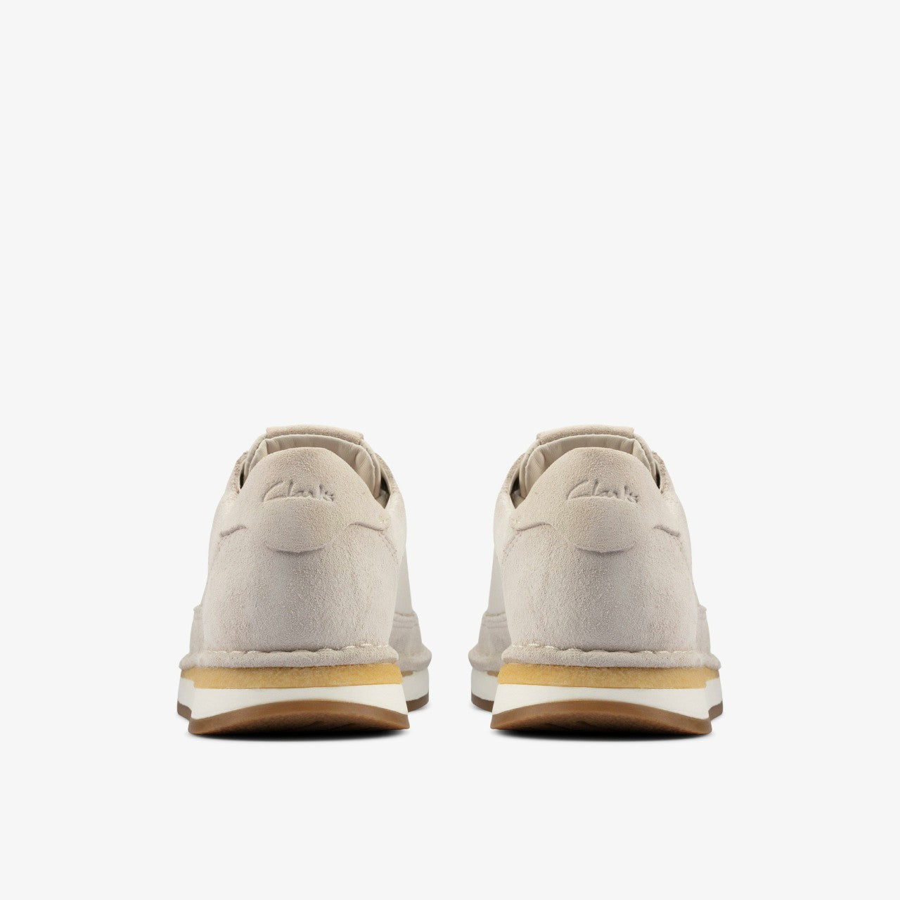 Craft Run Lace White Suede | Clarks outlet