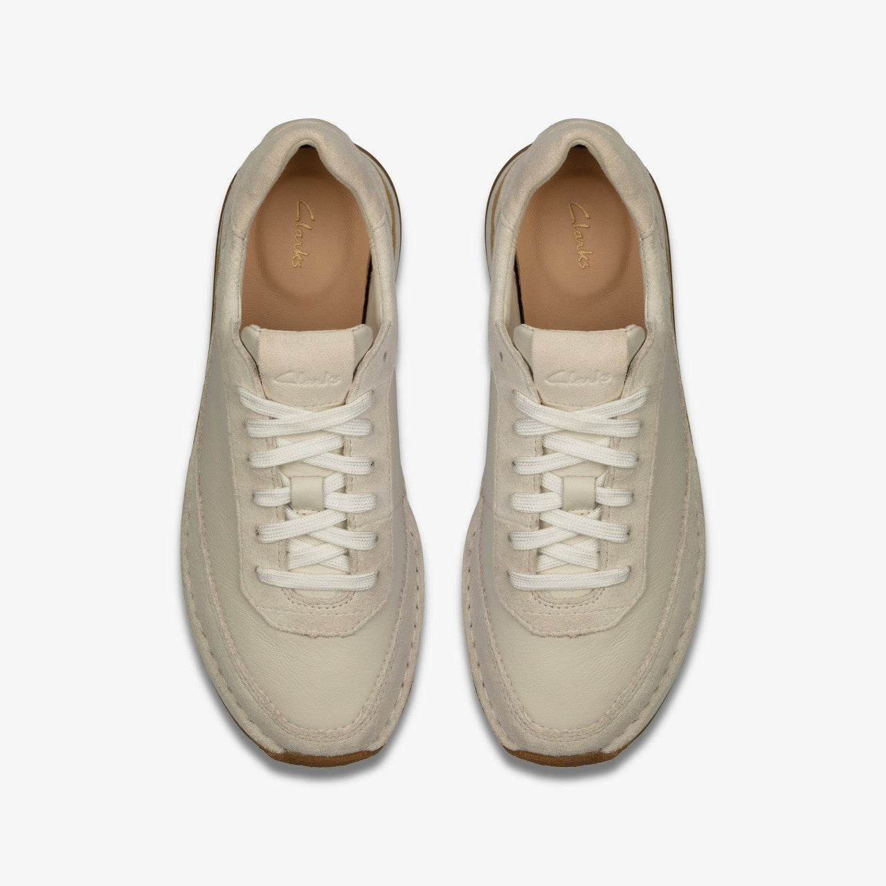 Craft Run Lace White Suede | Clarks outlet