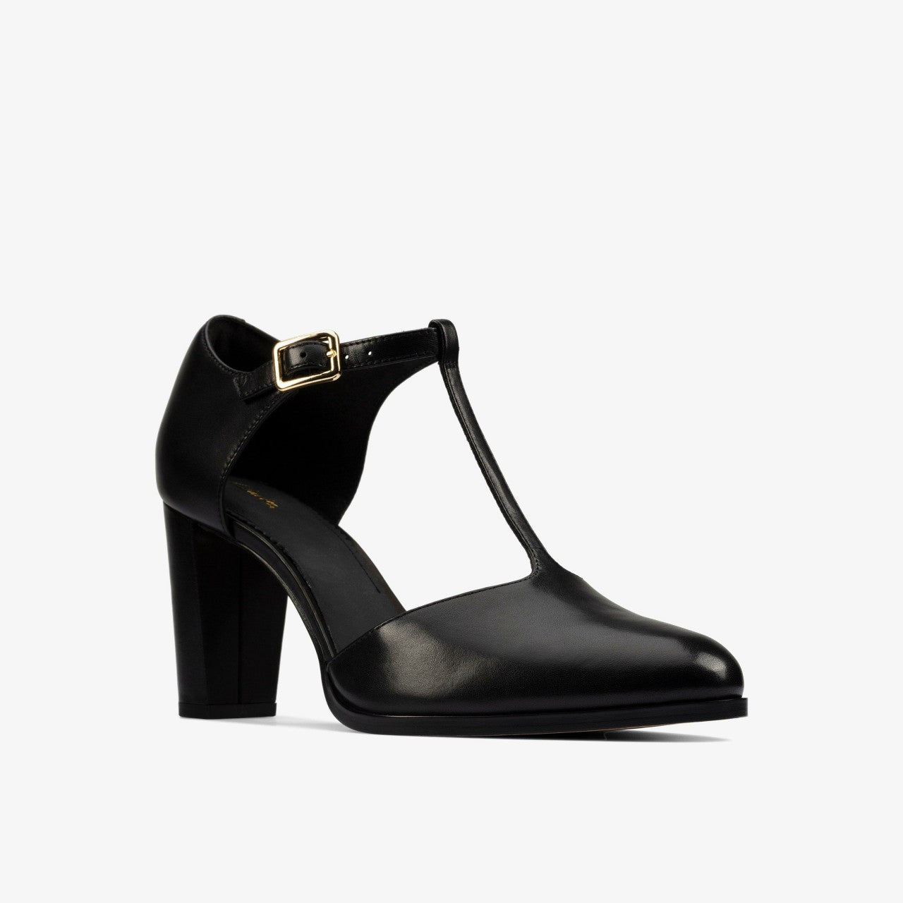 Kaylin 85 T Bar Black Leather | Clarks online
