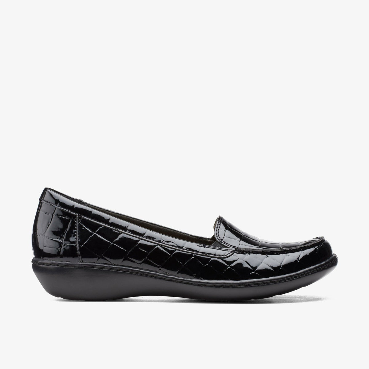 Ashland Jam Black Patent/Crocodile | Clarks on Sale