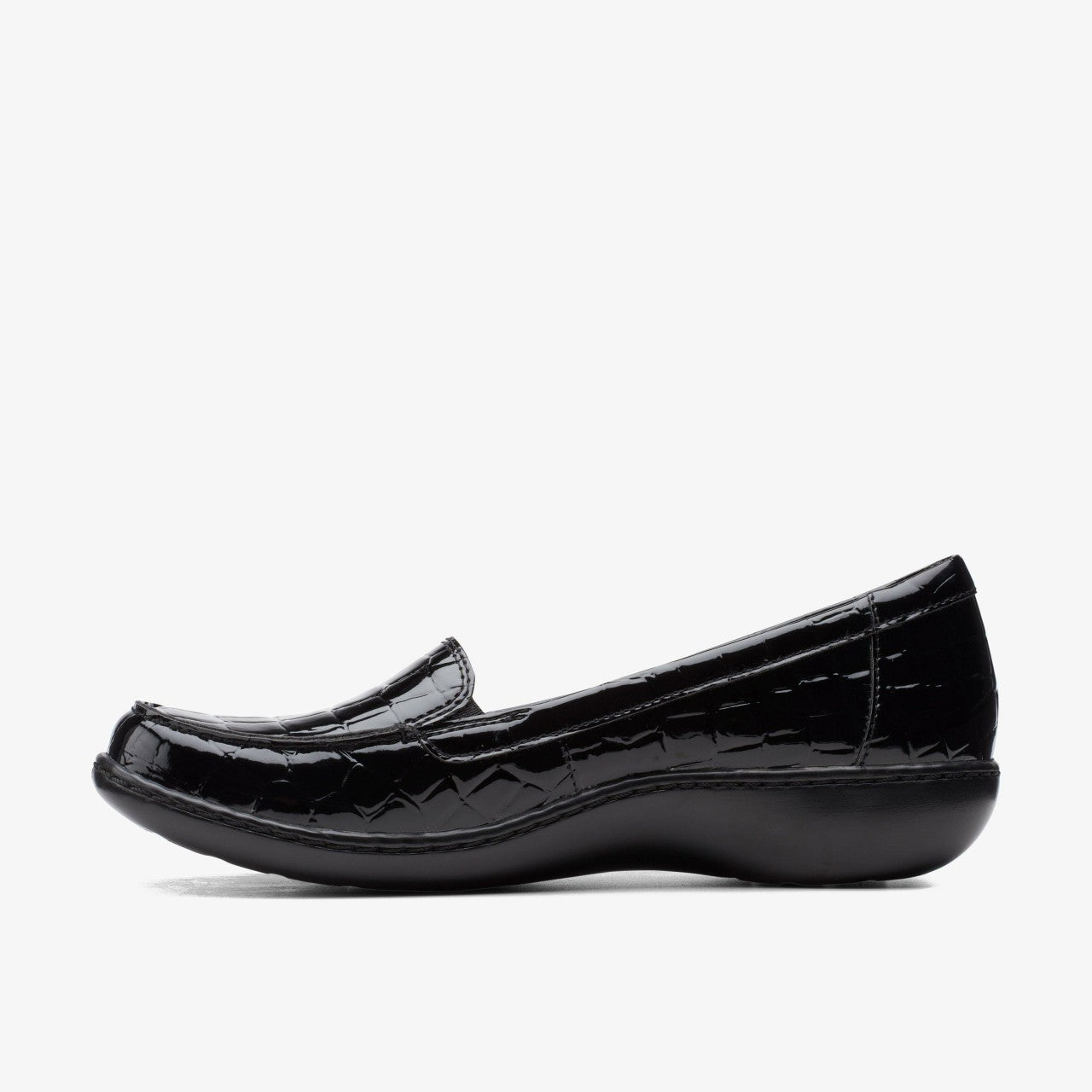 Ashland Jam Black Patent/Crocodile | Clarks on Sale