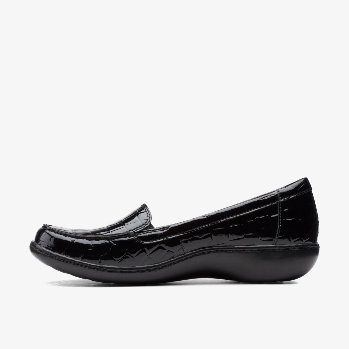 Ashland Jam Black Patent/Crocodile | Clarks on Sale