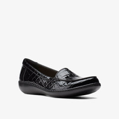 Ashland Jam Black Patent/Crocodile | Clarks on Sale