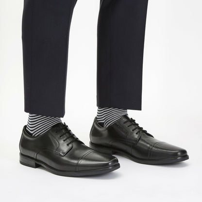 Howard Cap Black Leather | Clarks Sale
