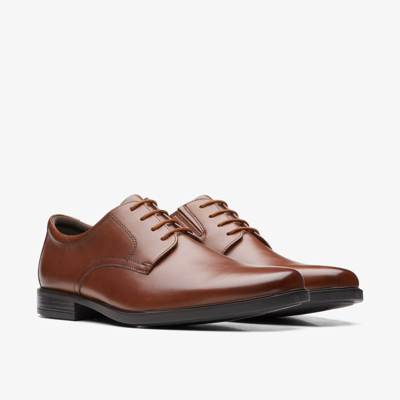 Howard Walk Dark Tan Leather | Clarks for sale