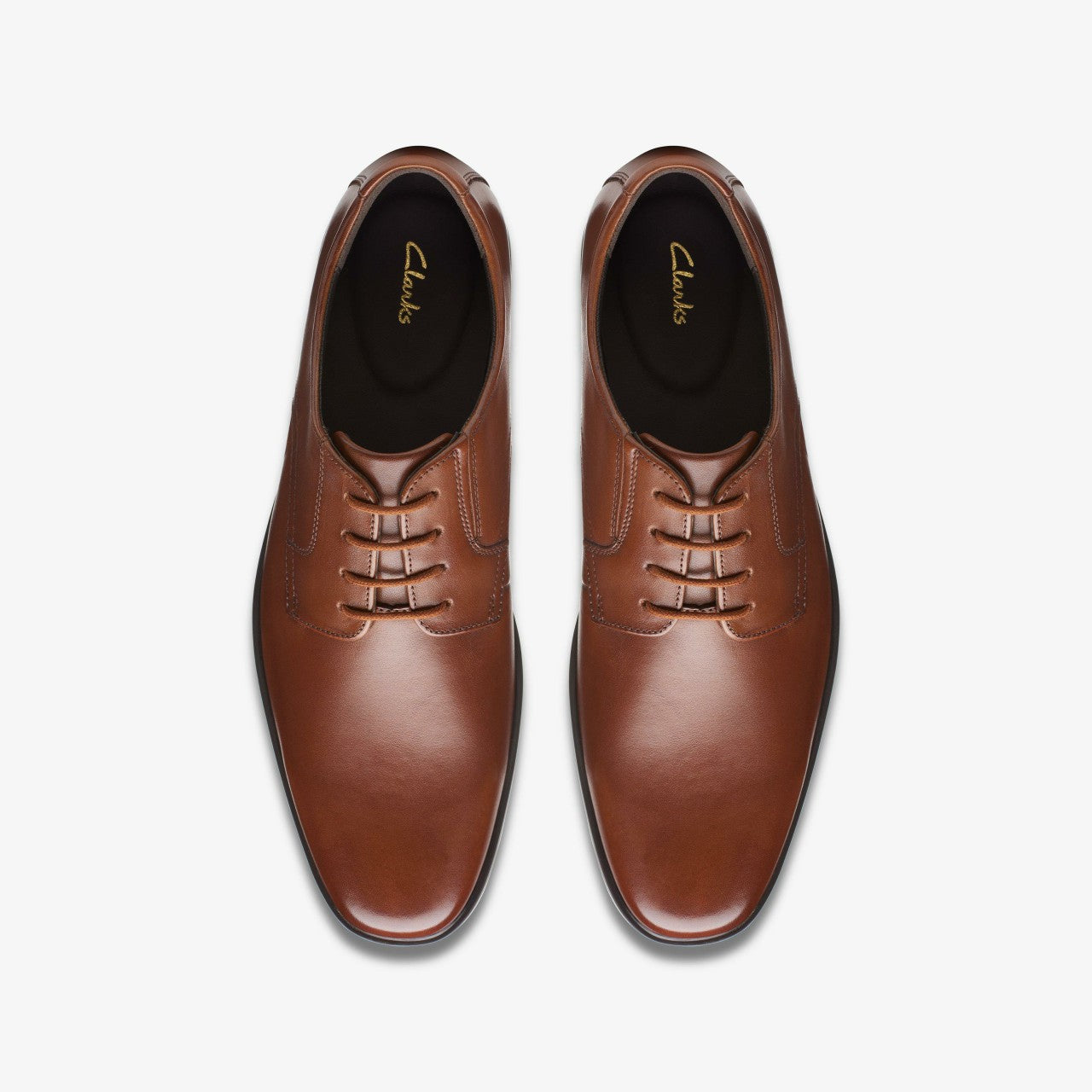 Howard Walk Dark Tan Leather | Clarks for sale