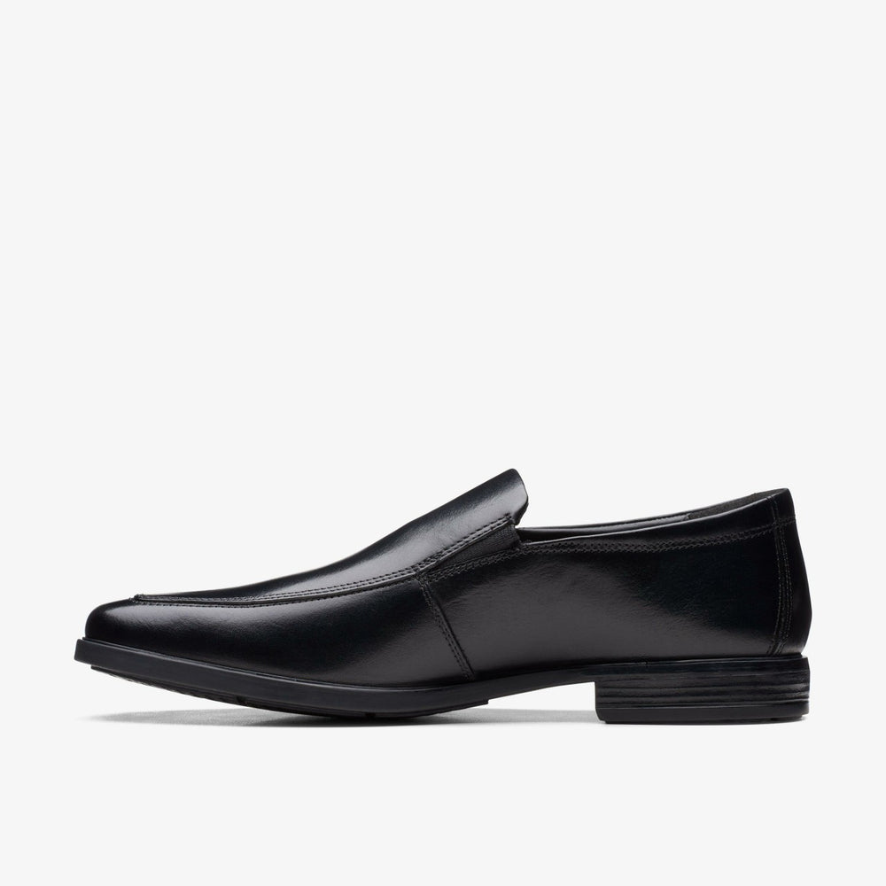 Howard Edge Loafer Black Leather | Clarks for sale