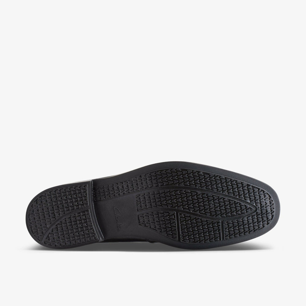 Howard Edge Loafer Black Leather | Clarks for sale