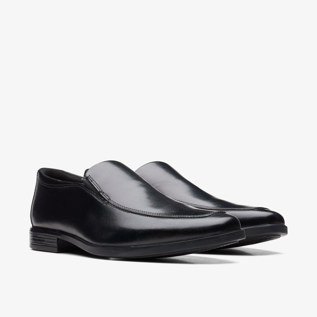 Howard Edge Loafer Black Leather | Clarks for sale