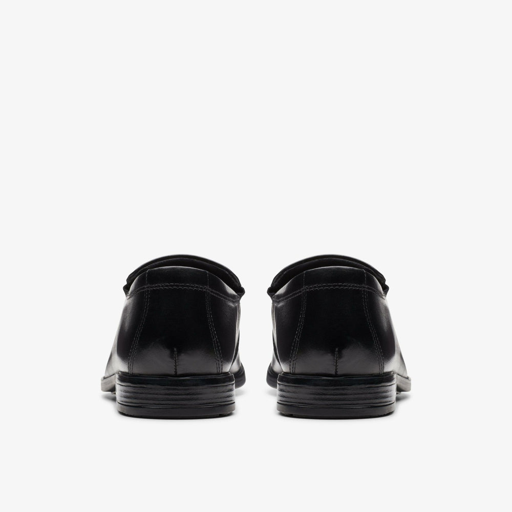 Howard Edge Loafer Black Leather | Clarks for sale