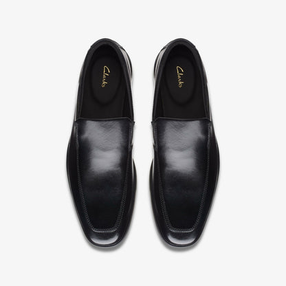 Howard Edge Loafer Black Leather | Clarks for sale