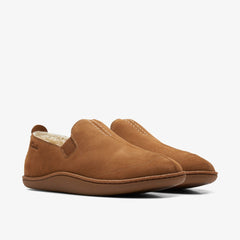 Home Mocc Slipper Tan Suede | Clarks for sale