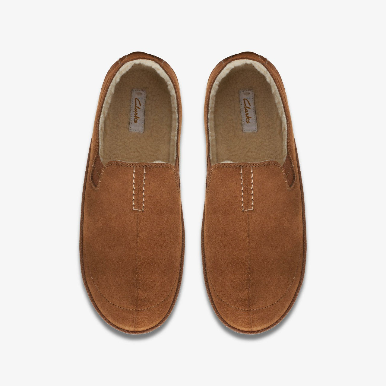 Home Mocc Slipper Tan Suede | Clarks for sale