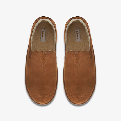Home Mocc Slipper Tan Suede | Clarks for sale