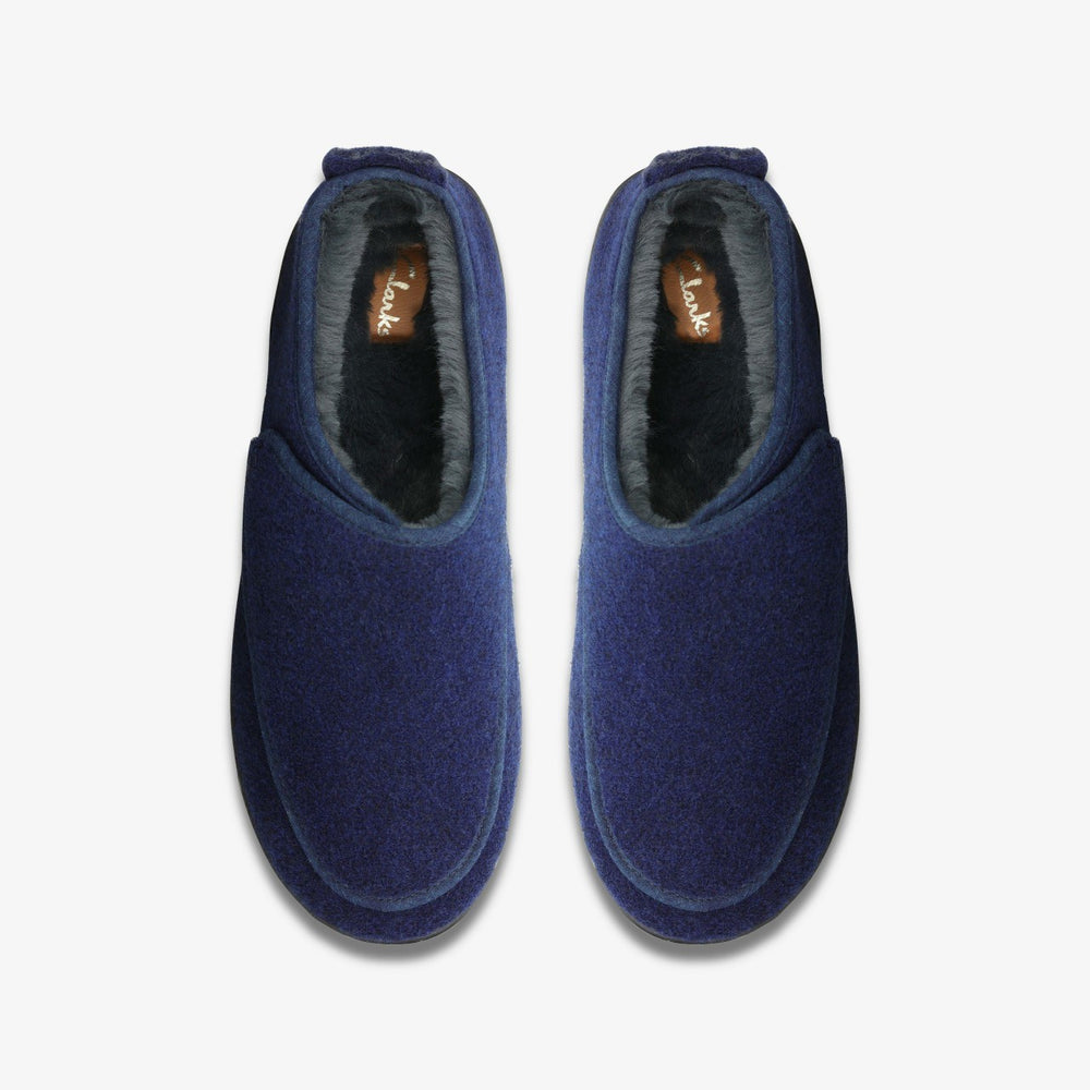 King Riptape Slipper Navy | Clarks on Sale