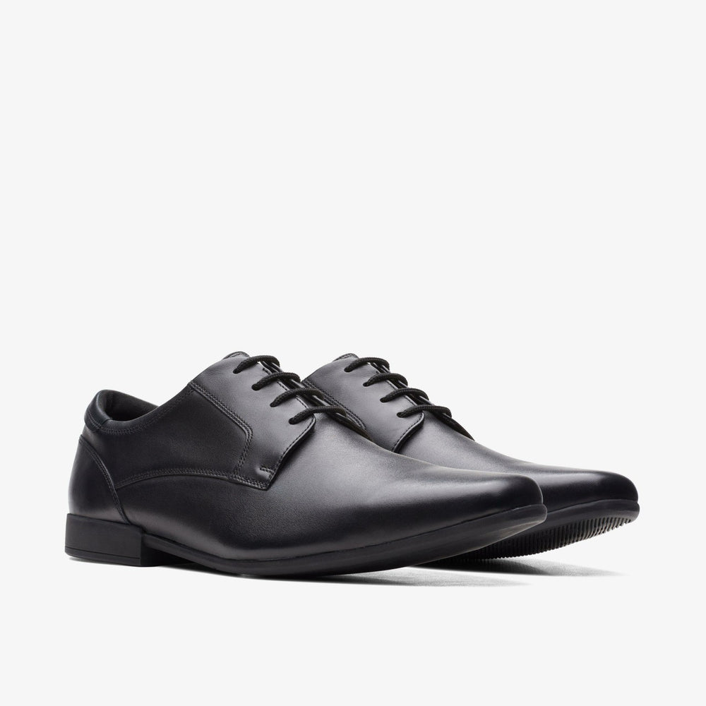 Sidton Lace Black Leather | Clarks discount