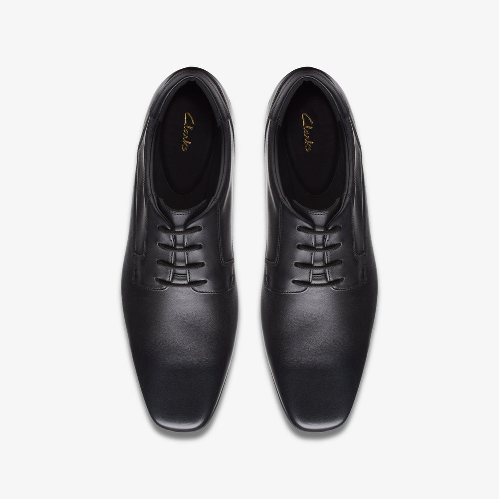 Sidton Lace Black Leather | Clarks discount