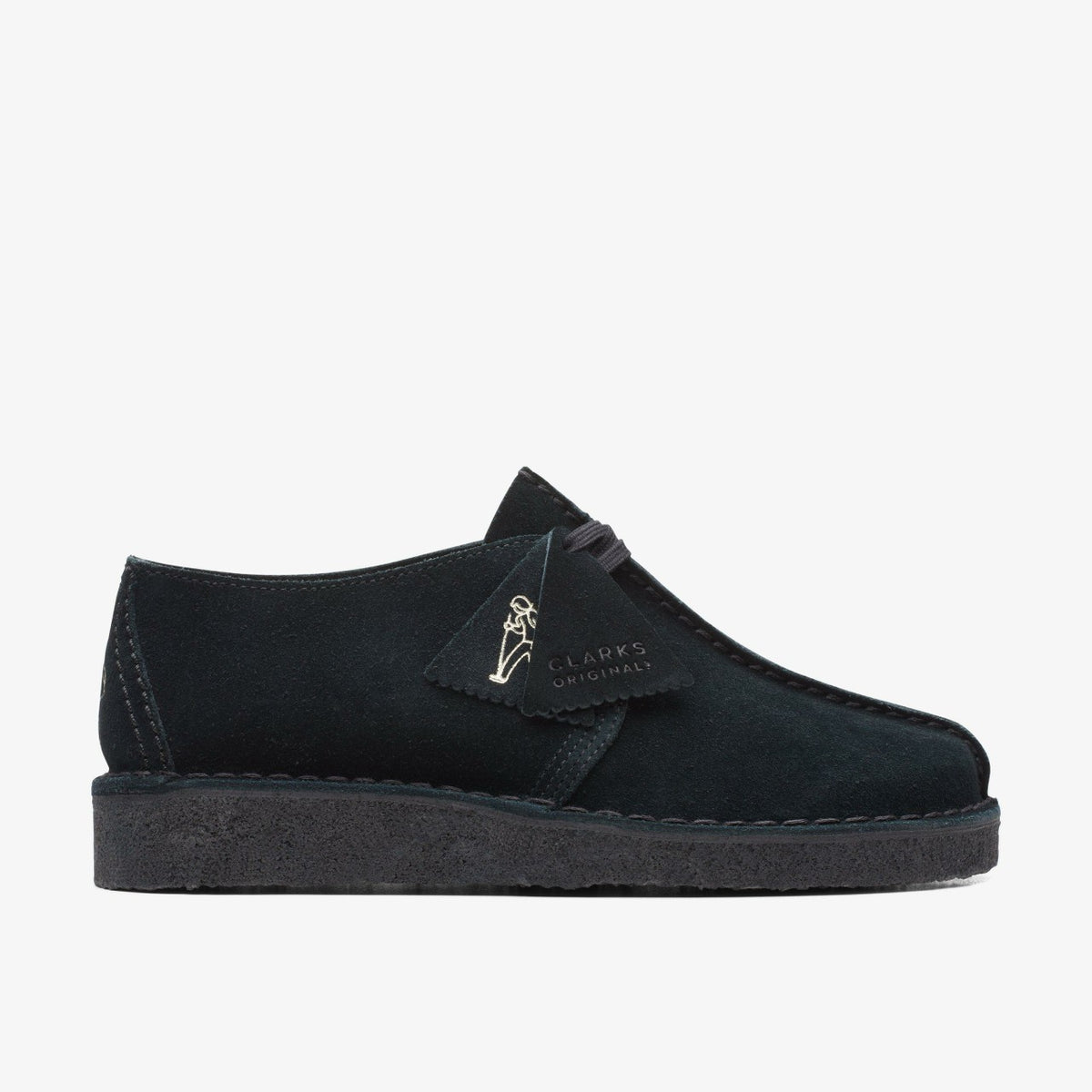 Desert Trek Black Suede | Clarks for sale