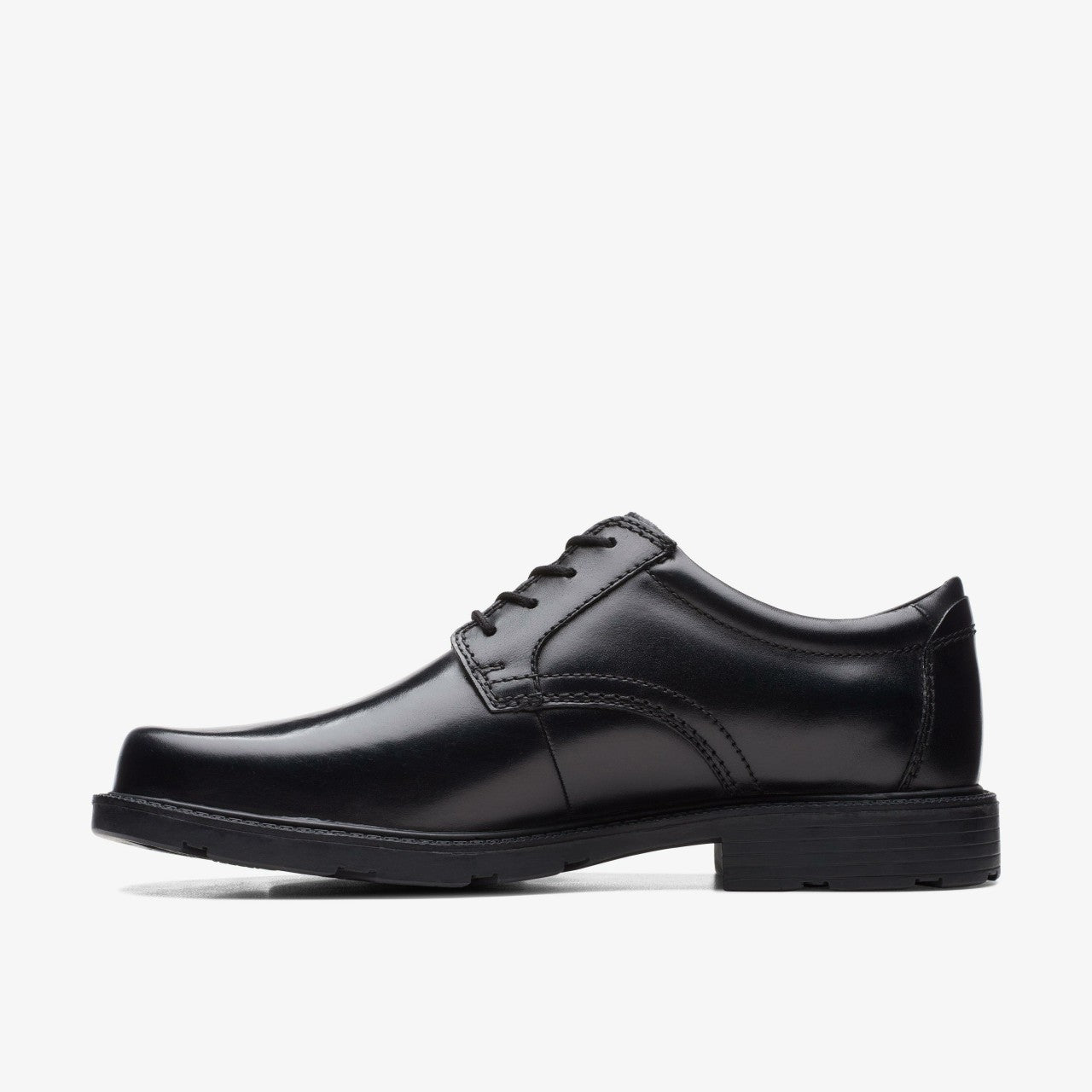 Kerton Lace Black Leather | Clarks for sale