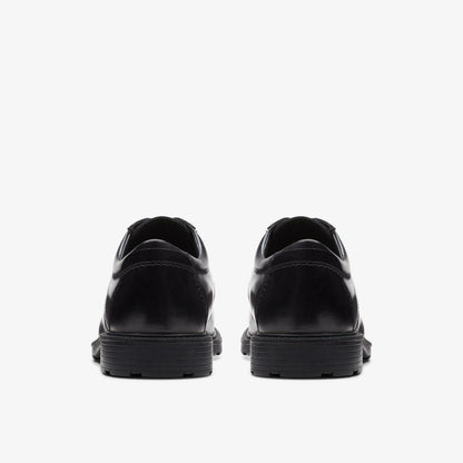 Kerton Lace Black Leather | Clarks for sale