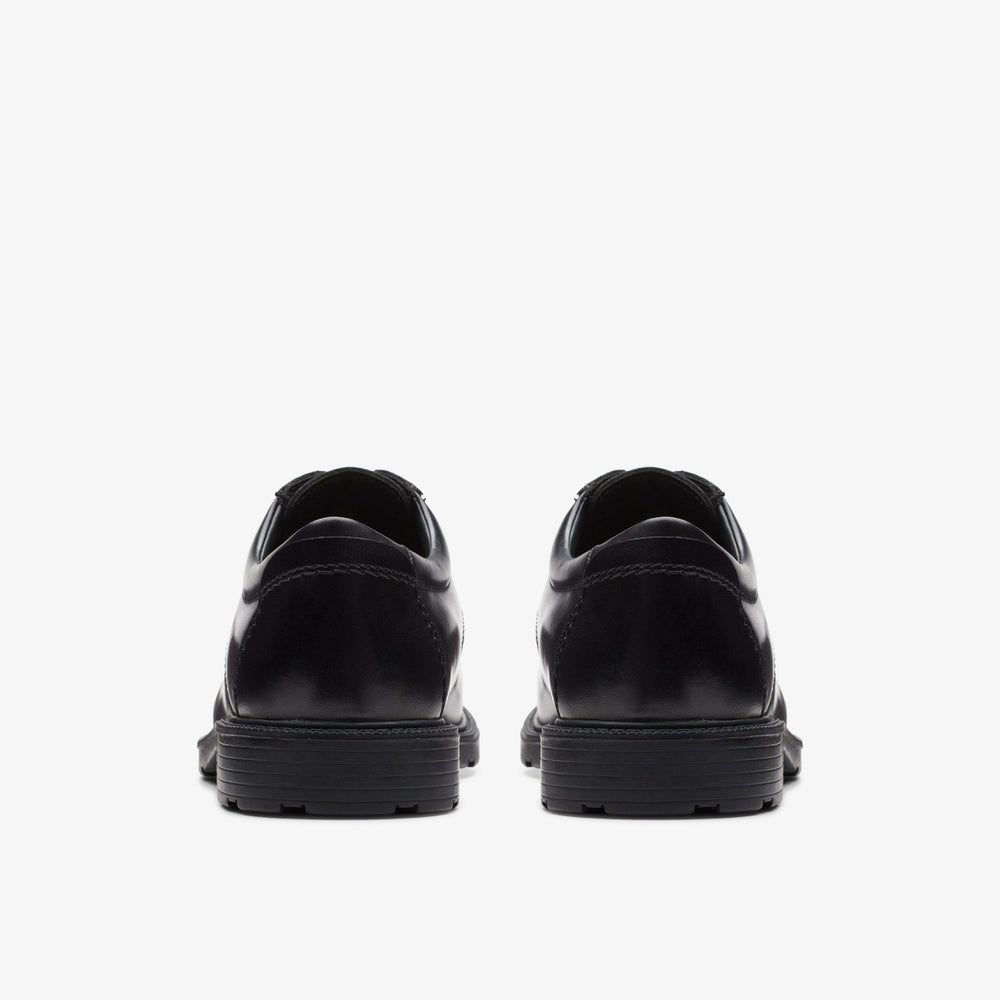Kerton Lace Black Leather | Clarks for sale
