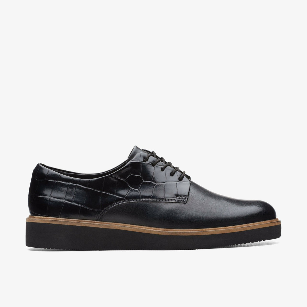 Glickly Derby Black Combination | Clarks for sale