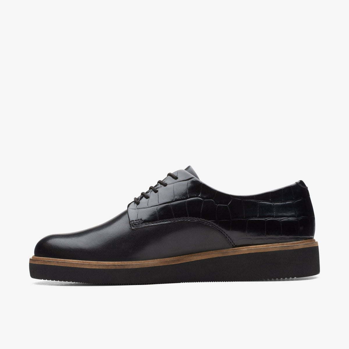 Glickly Derby Black Combination | Clarks for sale