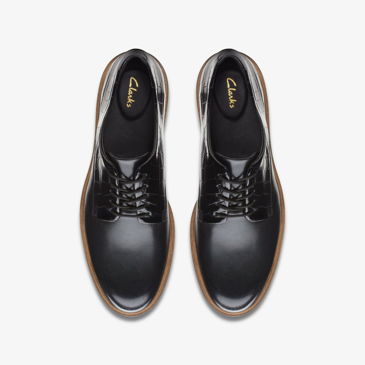 Glickly Derby Black Combination | Clarks for sale