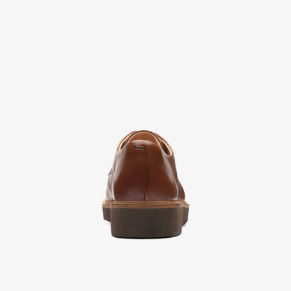 Glickly Derby Dark Tan Leather | Clarks on Sale