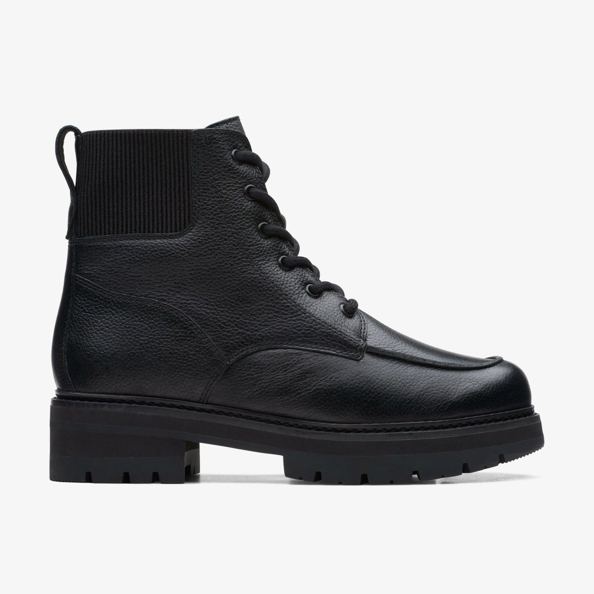 Orianna Mid Black Warmlined Leather | Clarks for sale