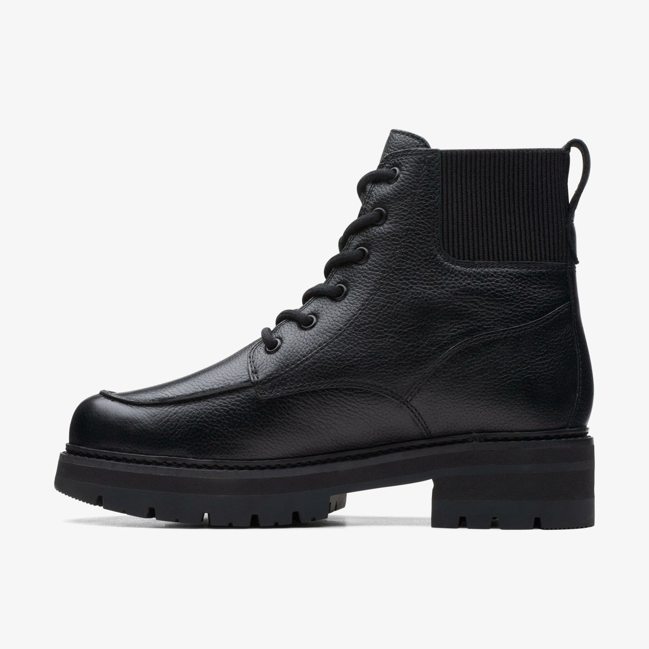 Orianna Mid Black Warmlined Leather | Clarks for sale