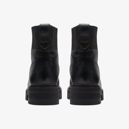 Orianna Mid Black Warmlined Leather | Clarks for sale