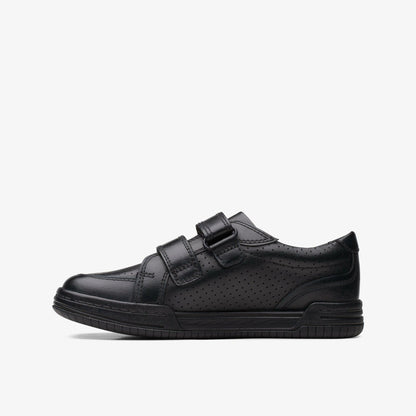 Fawn Strap Kid Black Leather | Clarks for sale