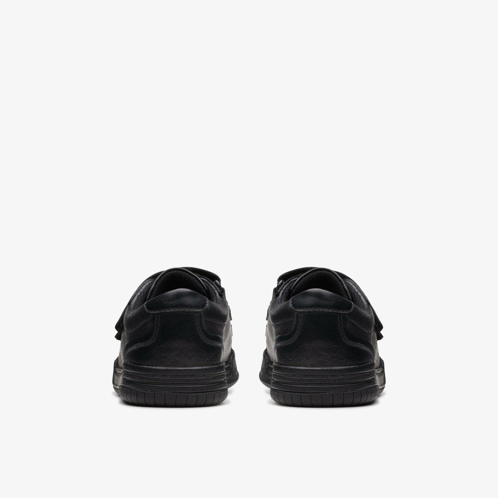 Fawn Strap Kid Black Leather | Clarks for sale