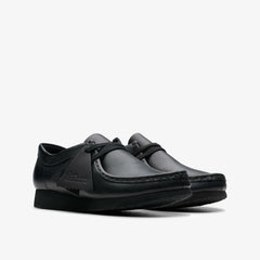 Wallabee Older Black Leather | Clarks for sale