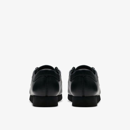 Wallabee Older Black Leather | Clarks for sale