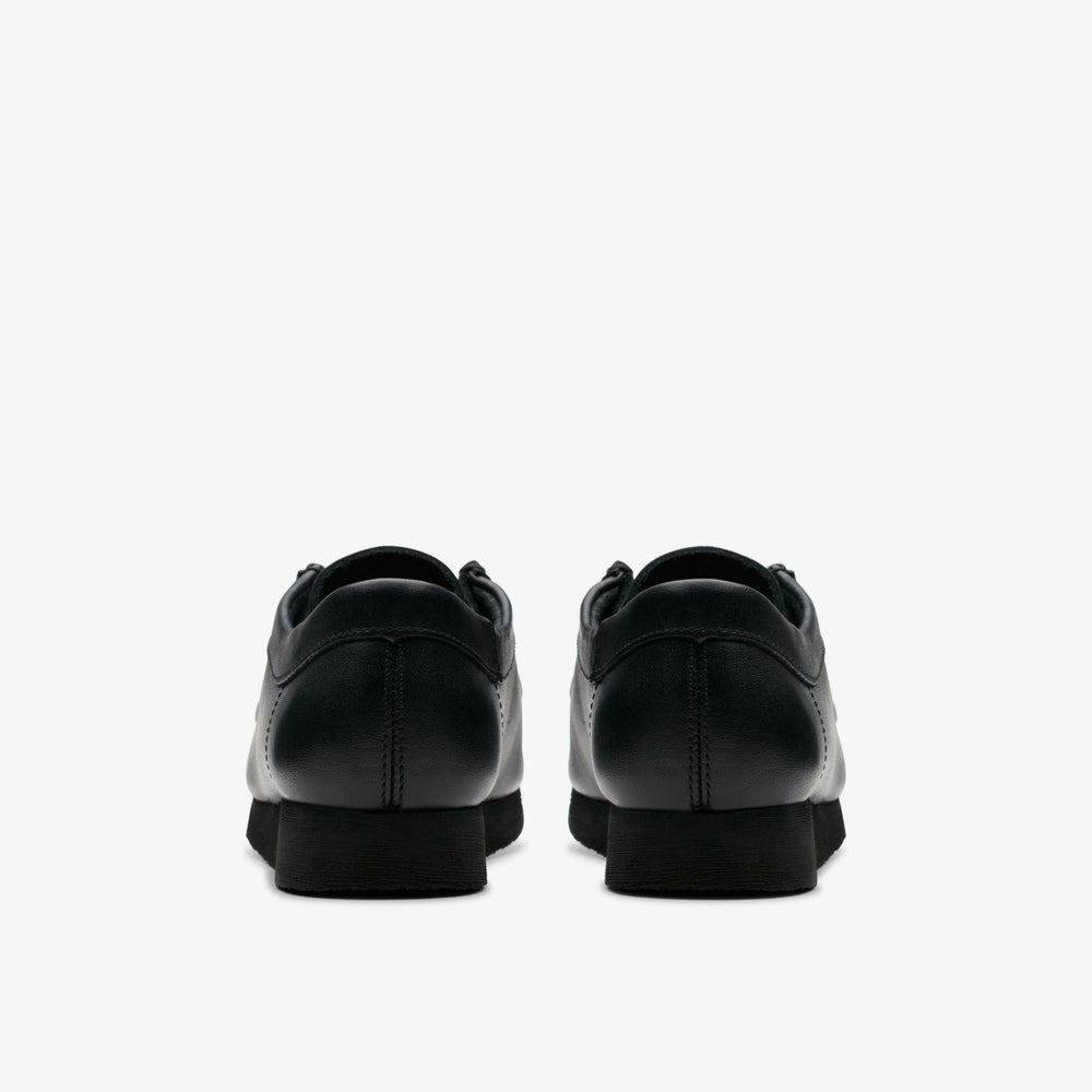 Wallabee Older Black Leather | Clarks for sale