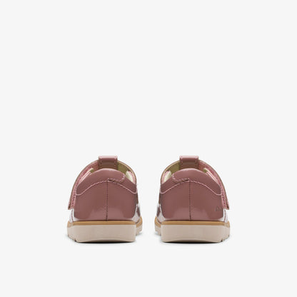 Crown Teen Toddler Dusty Pink Patent | Clarks online