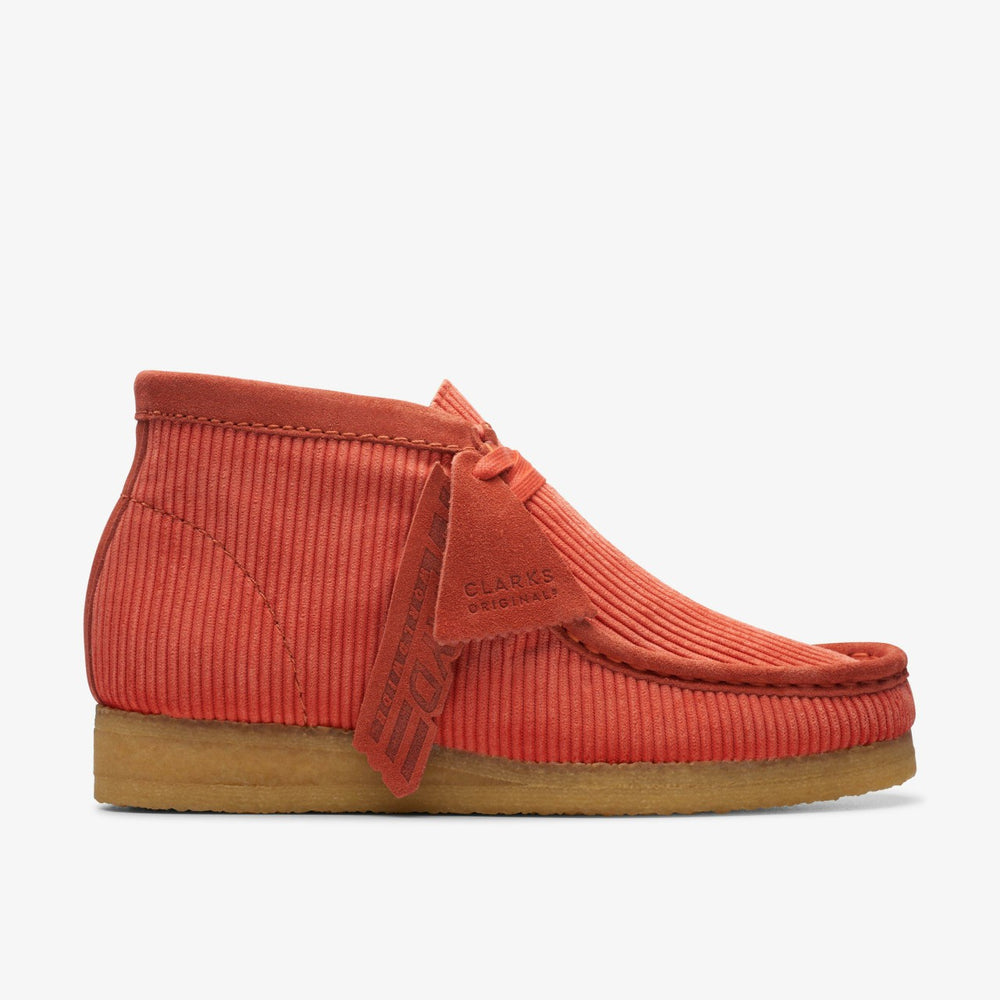 Wallabee Boot Coral Cord | Clarks for sale