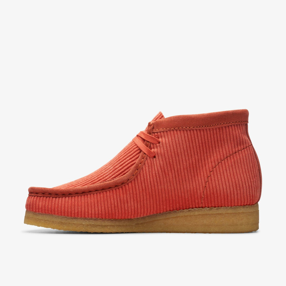 Wallabee Boot Coral Cord | Clarks for sale