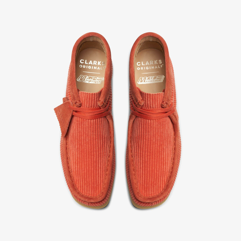 Wallabee Boot Coral Cord | Clarks for sale