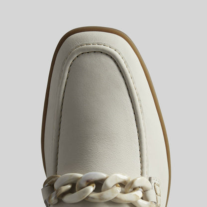 Sarafyna Iris Loafer White Leather | Clarks discount