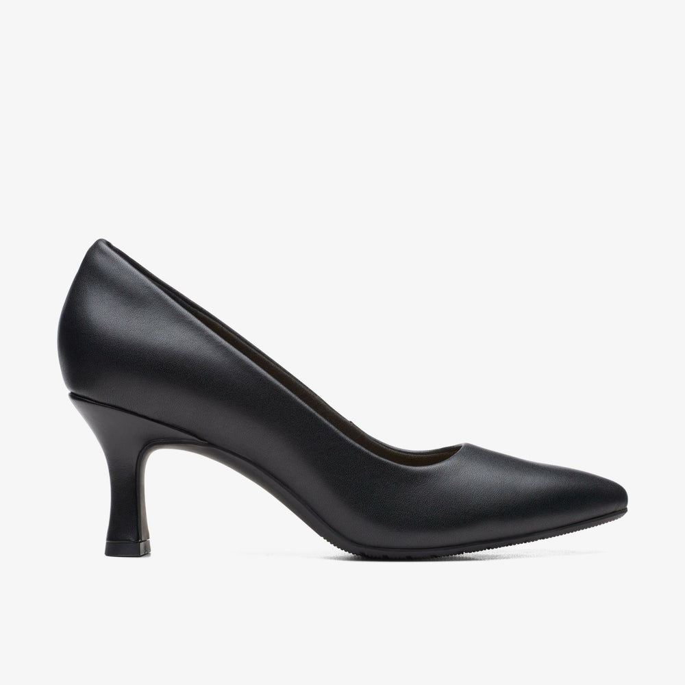 Kataleyna Gem Black Leather | Clarks outlet
